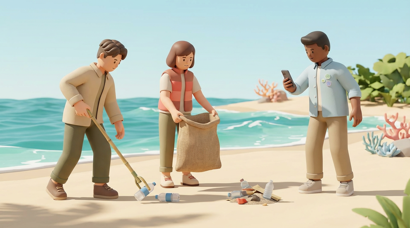 Answer the call to collect trash